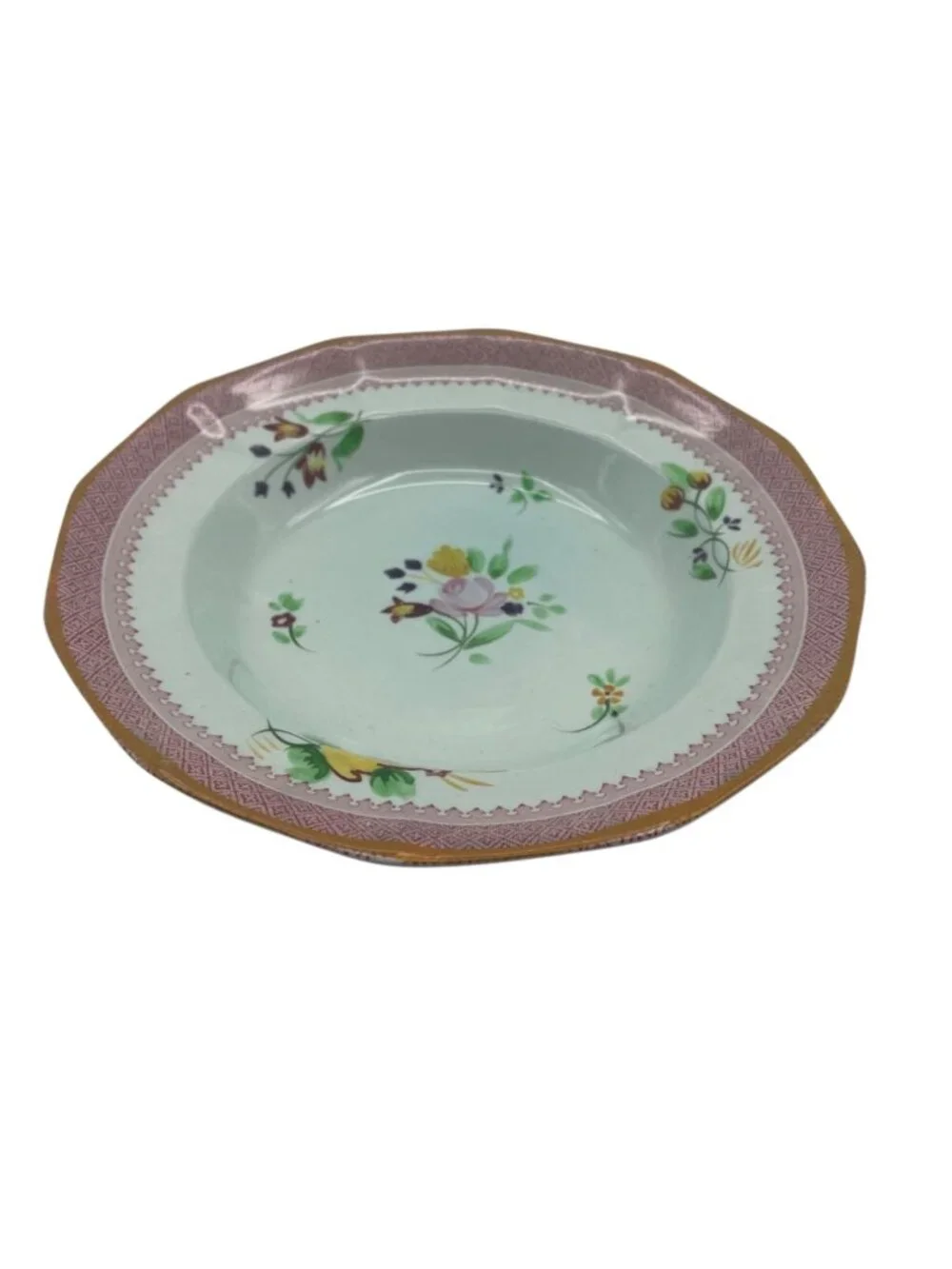 Set of 3 Adams Calyx Ware Lowestoft 8